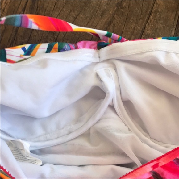 Ralph Lauren Tropical Print One Pc Swimsuit SZ 6 - Picture 4 of 8